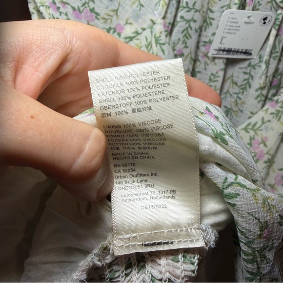 NEW Free People Ma Cherie Floral Top Size Large - Picture 8 of 8